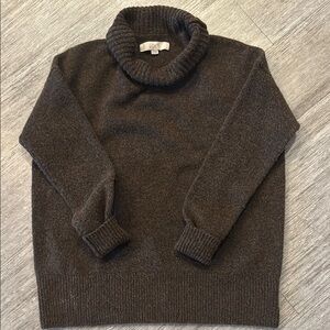 LOFT Brown Turtleneck Sweater